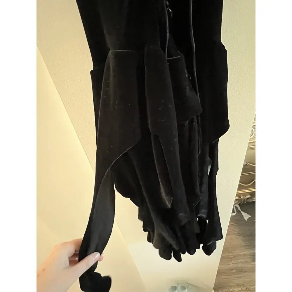 Weissman Dance Black Velvet Costume
